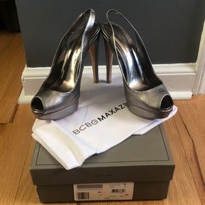 BCBGMaxaria Open Toe Pumps